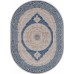 Российский ковер Morocco 763 Голубой овал